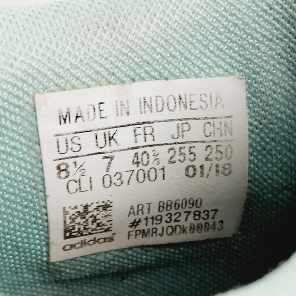 adidas PureBoost X Clima Ash Green Athleisure Slip On Running Sneakers F503 - Picture 8 of 13